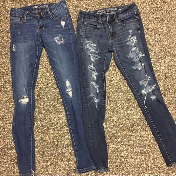 american eagle jean sizes compared to old navy
